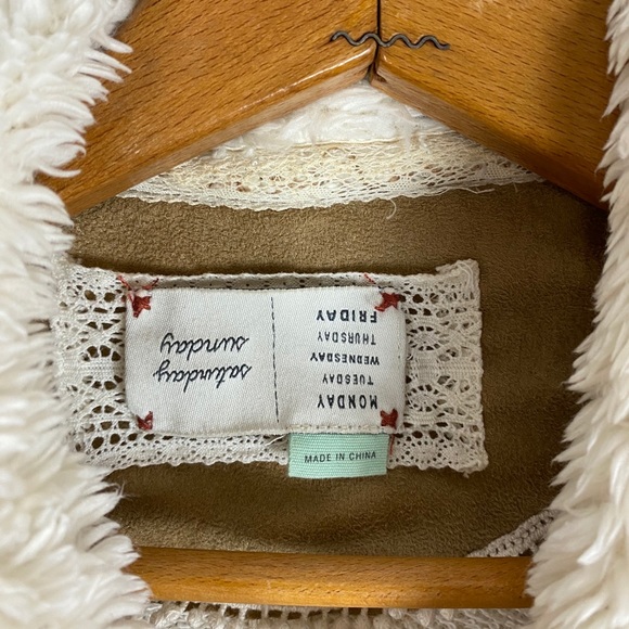 Anthropologie Saturday Sunday Sherpa Cardigan - Picture 3 of 7